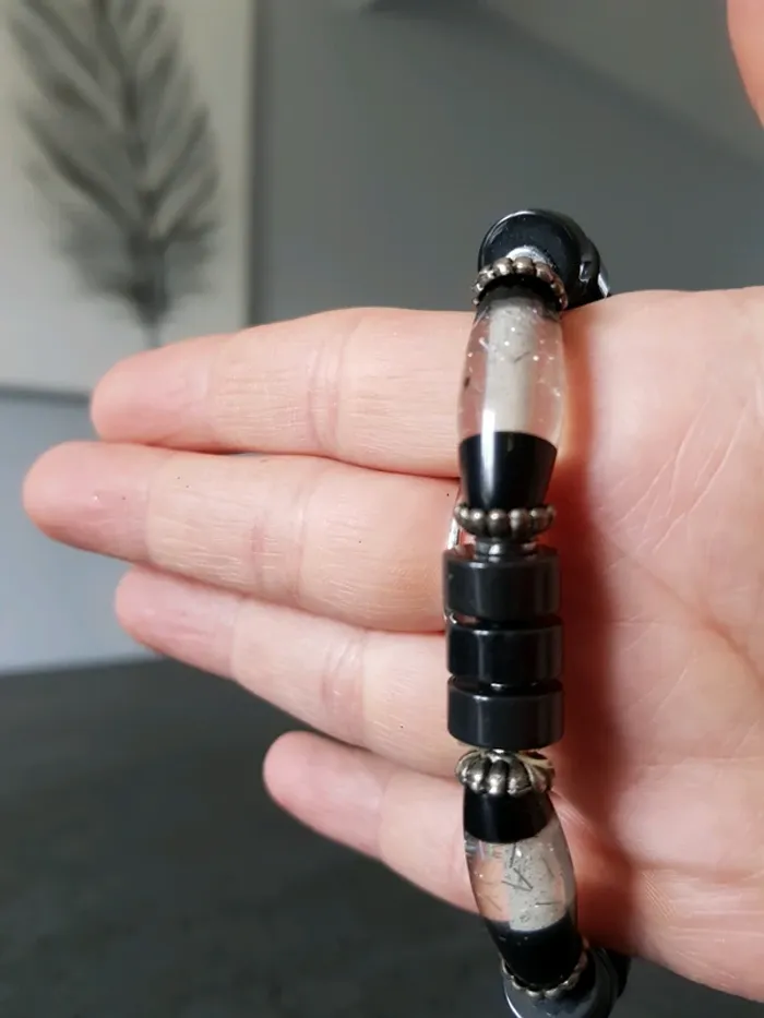 Bracelet noir et blanc - photo numéro 5