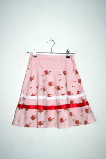 Jupe légère rose clair Poccopiano 7/8 ans