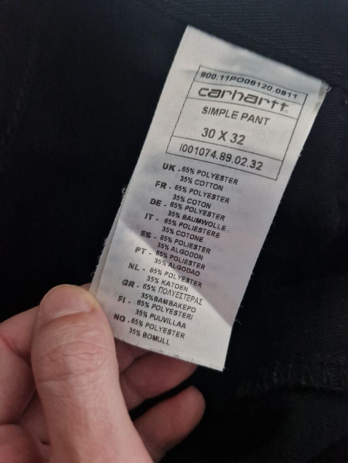 Pantalon hnoir homme Carthartt - photo numéro 9