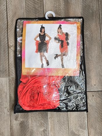 Déguisement charleston rouge TU neuf