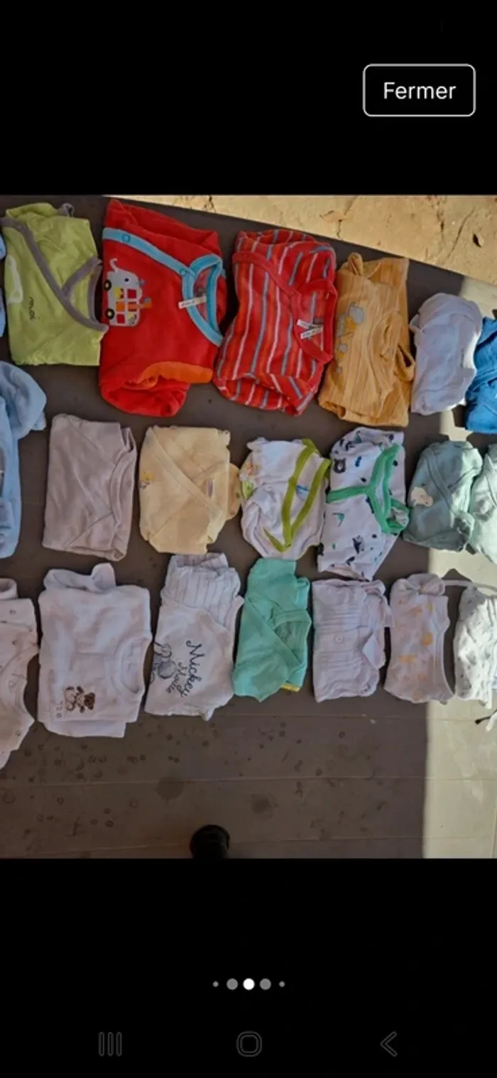 Gros lots de vêtements 1 mois garcon - photo numéro 6