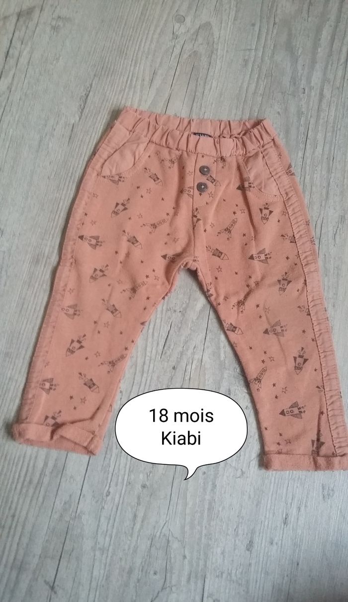 Pantalon en coton 18 mois Kiabi