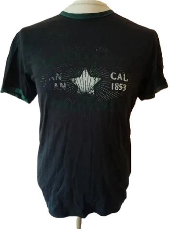 Tee Shirt Levi straus s &co Taille M Noir imprimé