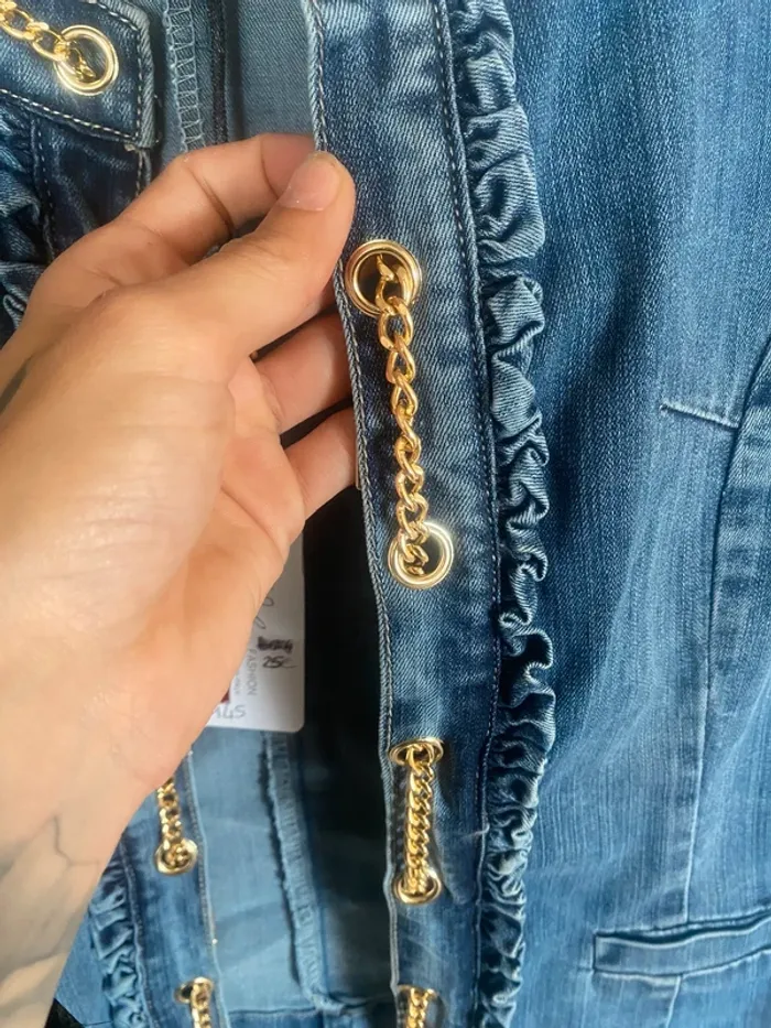 Veste en jean S - photo numéro 7