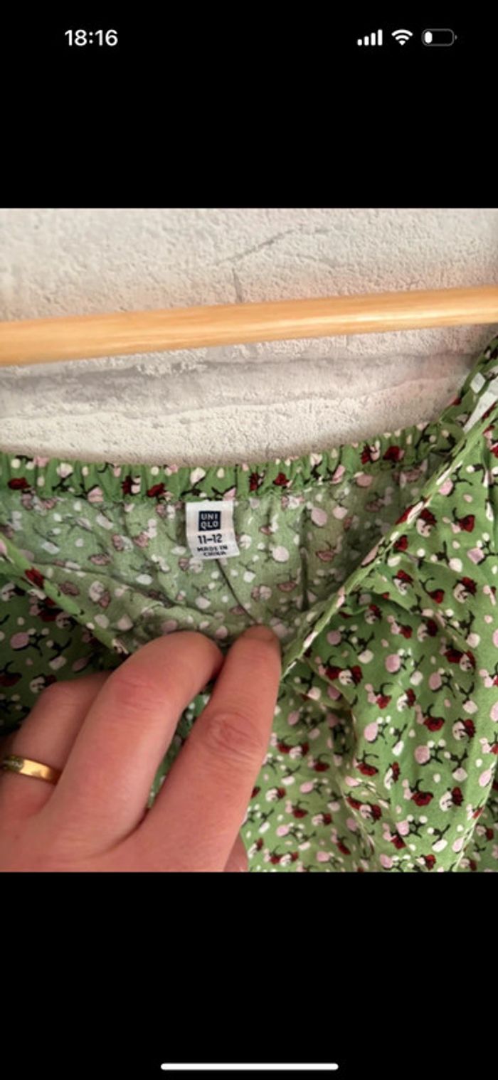 Combi short uniqlo taille 11/12 ans - photo numéro 4
