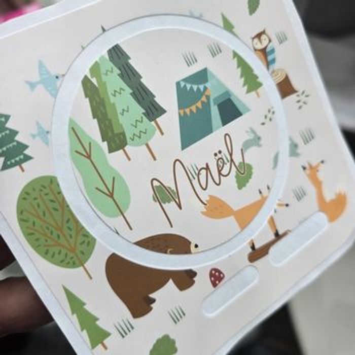 stickers tonies 2 animaux de la forêt - photo numéro 3