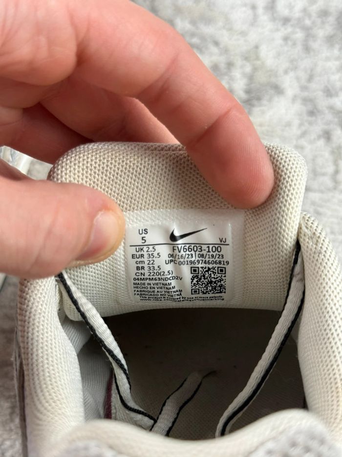 Nike P-6000 Running - Coconut Milk Silver - Silver & Beige & White - photo numéro 8