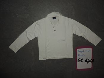 pull sergent major taille 8 ans