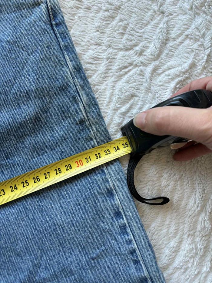 Jean Levi’s homme 505 Regular Fit straight leg W40 L30 (50 FR / XXL) Bleu clair vintage Mexico rare - photo numéro 18