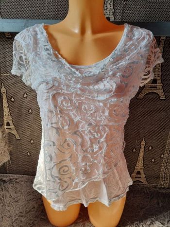 T-shirt blanc taille 1 Made in italy