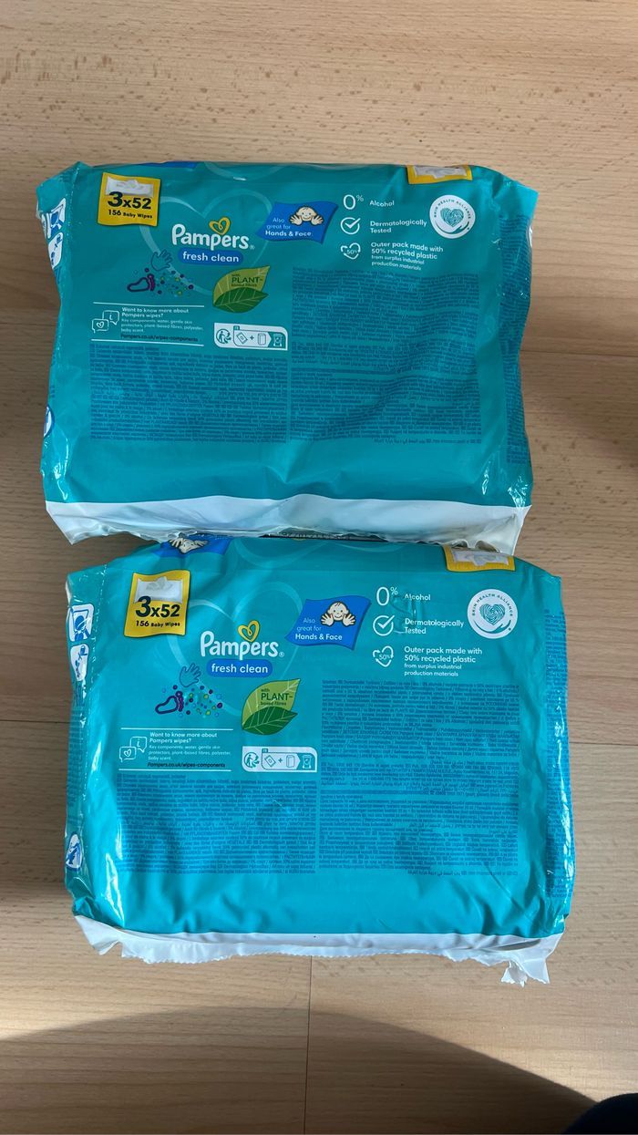 Lingettes Pampers fresh clean - photo numéro 2