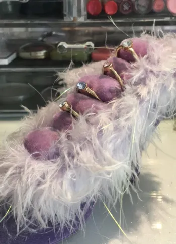 Lot de bague dorée  (taille: S/M)
