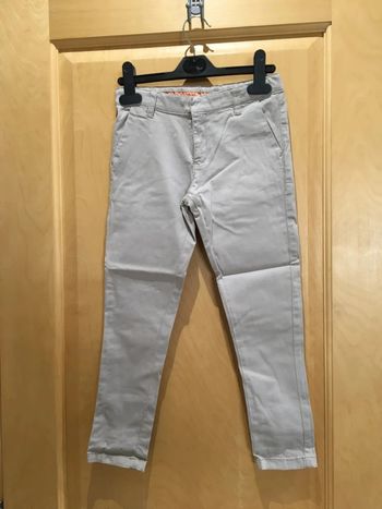 Pantalon slim beige tape à l’œil