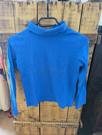 Sous pulls bleu enfant 10/12 ans