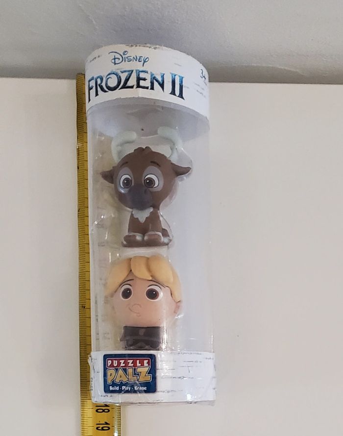 Disney La Reine des Neiges Gomme Casse Tête 3D de Kristoff et Sven officielle jamaiis utilisées. - photo numéro 4