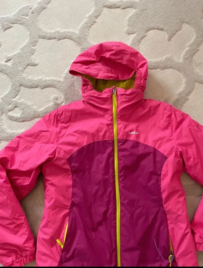 Manteau de ski manteau chaud decathlon rose polaire à l’intérieur imperméable - photo numéro 4