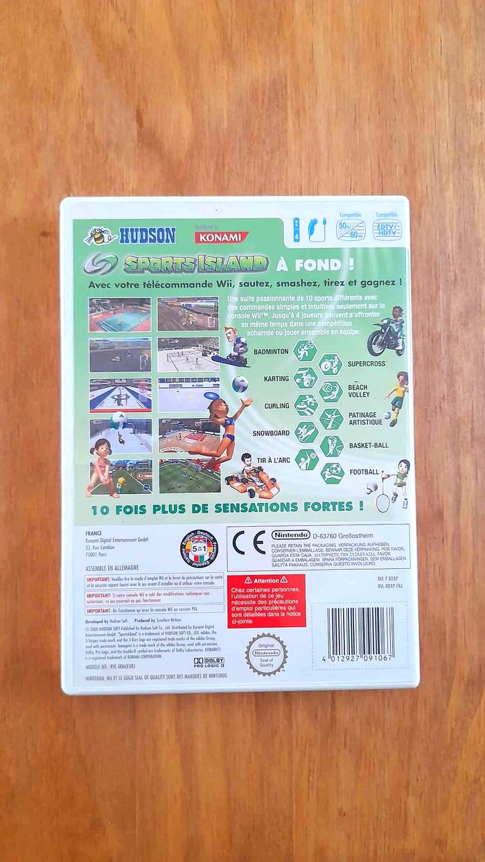 Jeu Wii – Sports Island - photo numéro 2