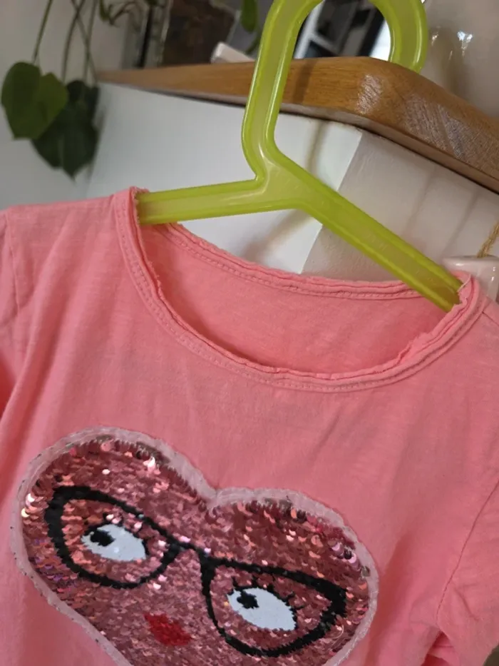 T-shirt manches longues motifs sequins Unikid 6 ans - photo numéro 3