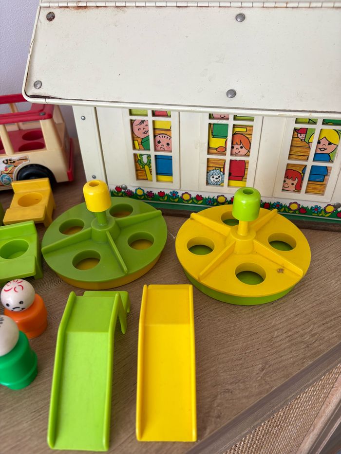Gros lot vintage école figurines Fisher Price - photo numéro 3