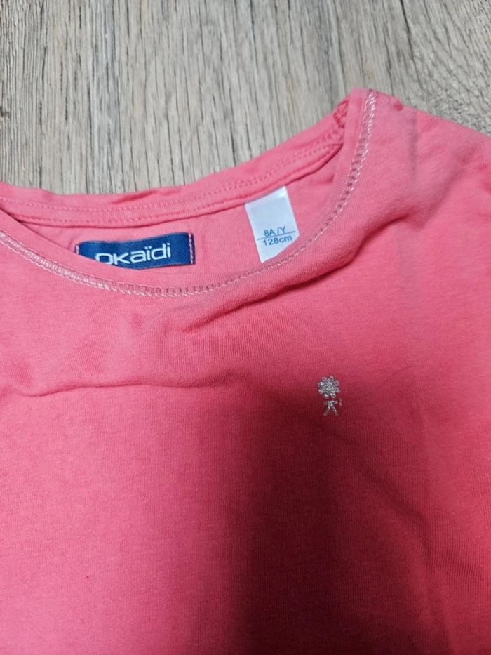 Tee-shirt Okaidi Taille 8 ans 🩷 - photo numéro 2