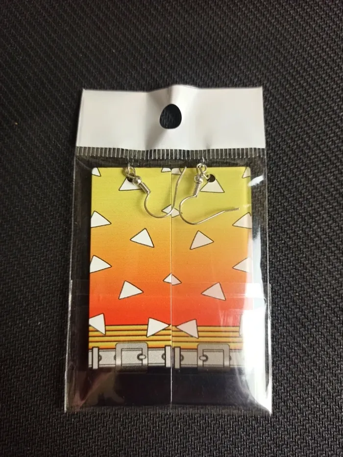 Boucle d'oreilles démon Slayer zenitsu agatsuma - photo numéro 2