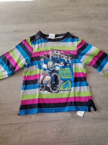 T-shirt manches longues 2 ans