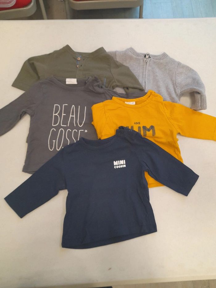 T shirt 3 mois et 1 gilet