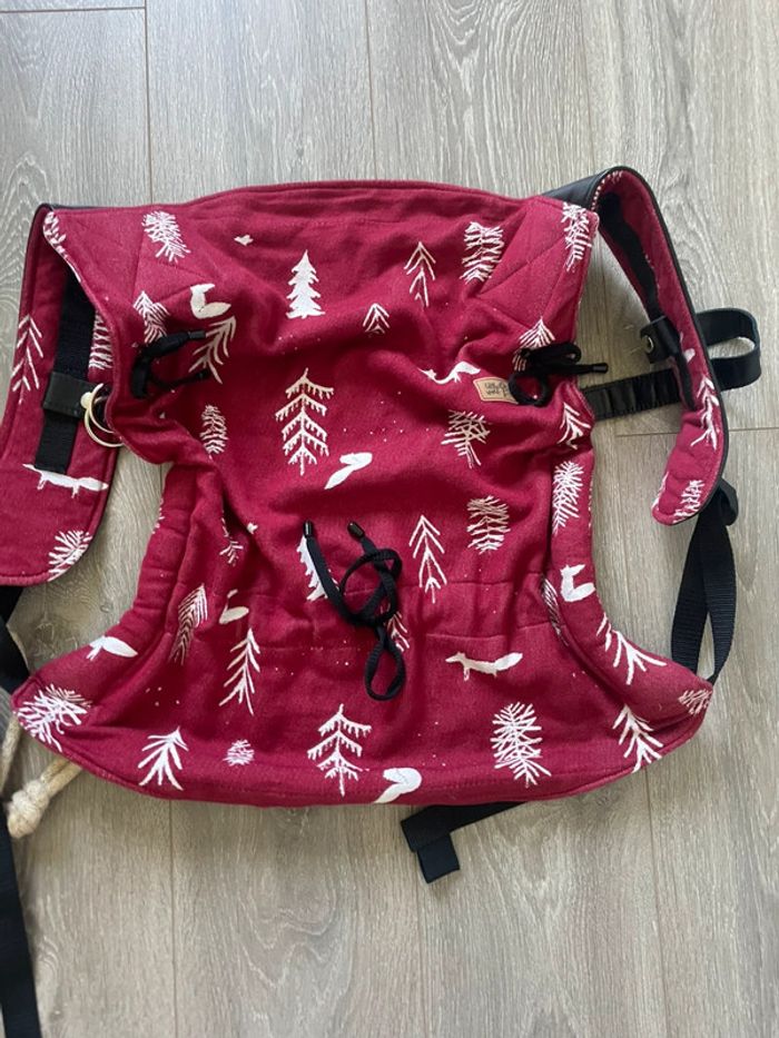 Portage Onbu Onbuhimo de couturière spécialisée Little Wolf taille grand toddler/preschool