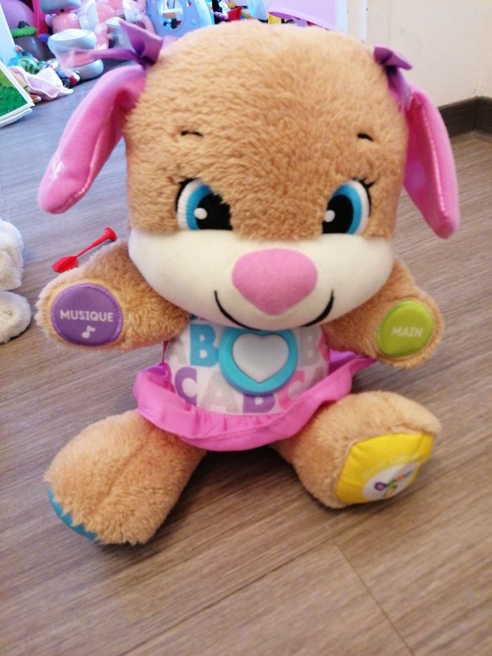peluche musicale fisher price