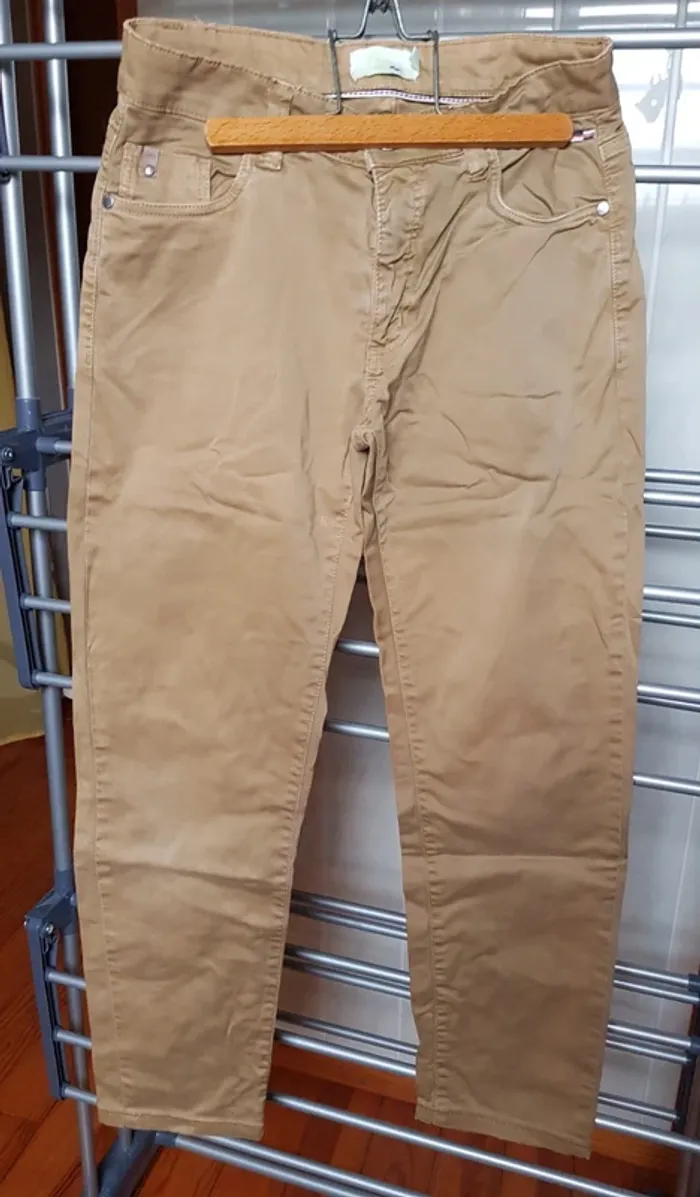 Pantalon toile camel Caks valley