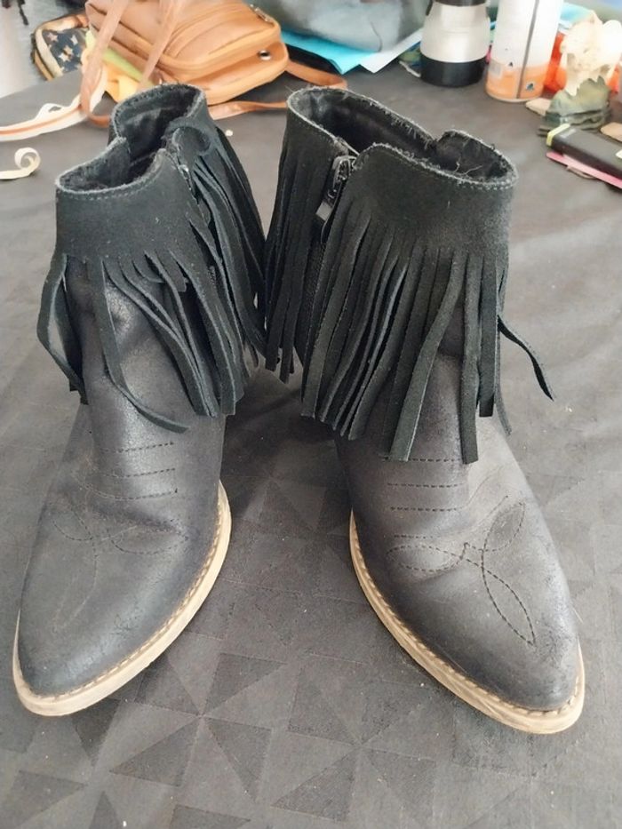 Bottines à franges