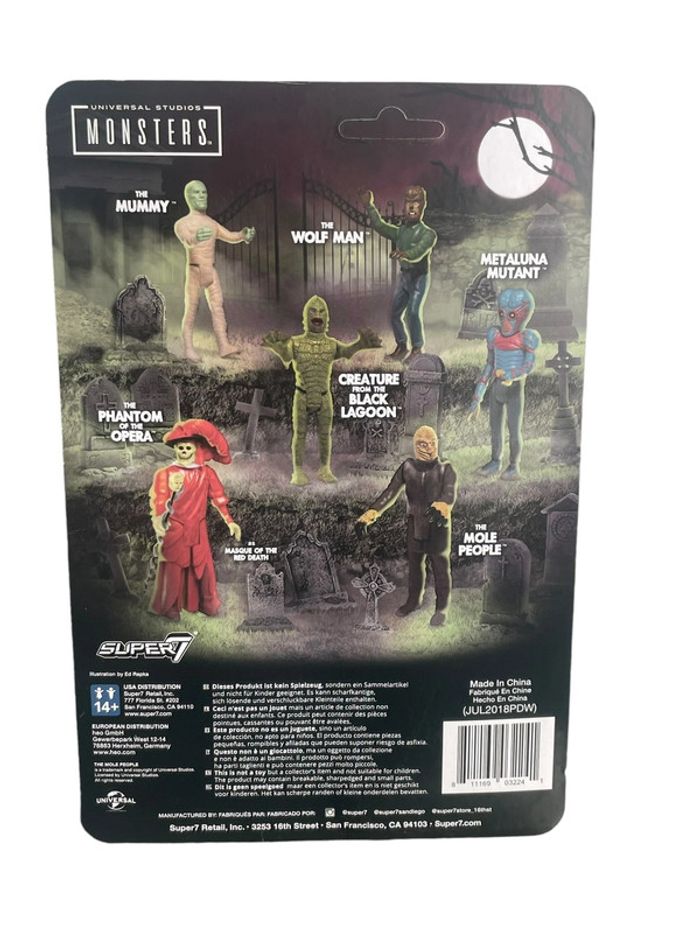 Figurine Universal Studios Monsters The Mole People ReAction figures Super 7 neuf - photo numéro 2