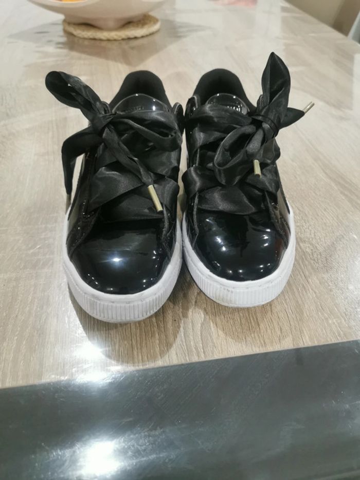 Basket Puma noir brillant 39 - photo numéro 6