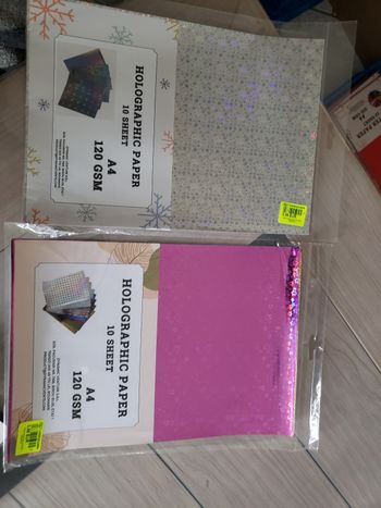 Feuille holographique 