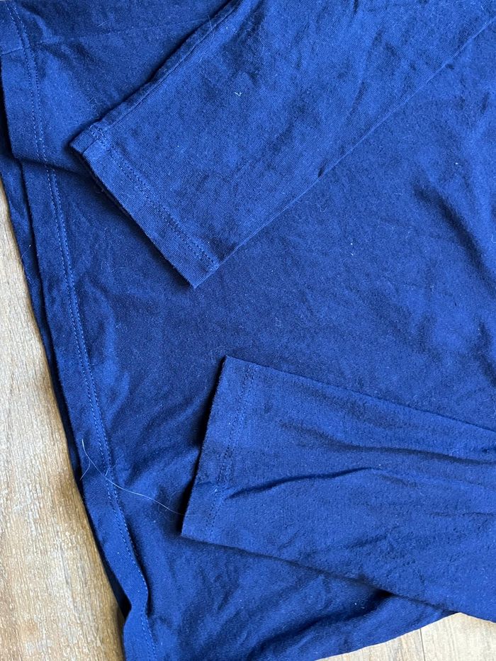 Tee-shirt marine Cyrillus 10 ans - photo numéro 3