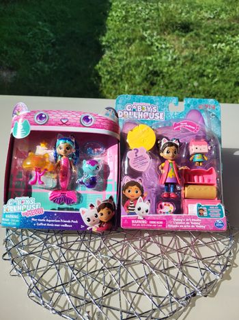 Lot de 2 sets de figurines Gabby's Dollhouse