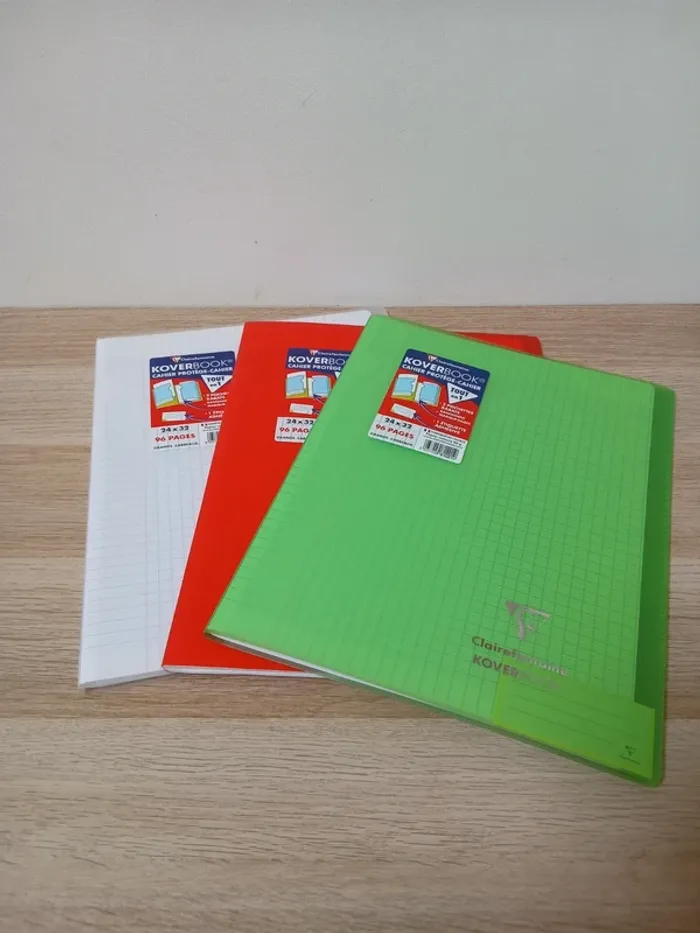 3 grands cahiers koverbook Clairefontaine