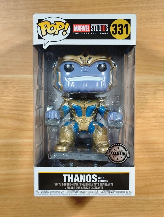 Lot 2 Funko Pop! Thanos With Throne #331 & Thanos #556 - photo numéro 2