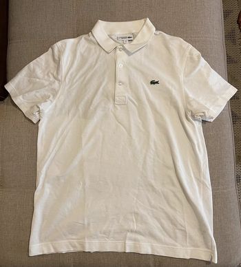 Polo Lacoste blanc