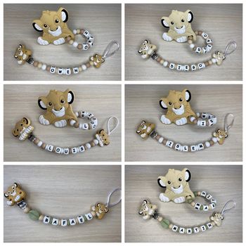 Attache tétine personnalisée 