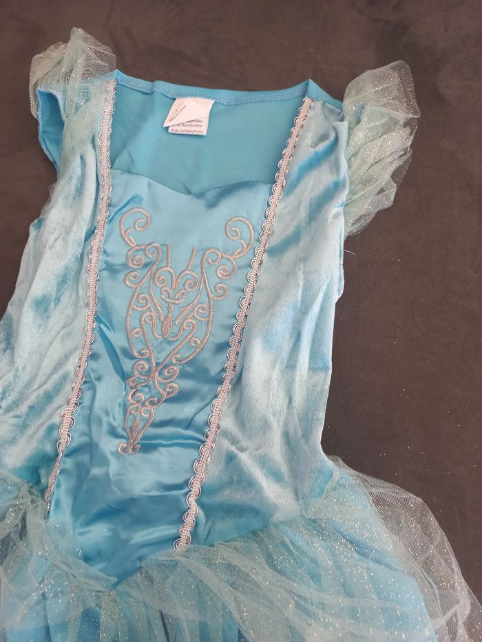 Robe déguisement princesse bleue 5/6 ans - photo numéro 2