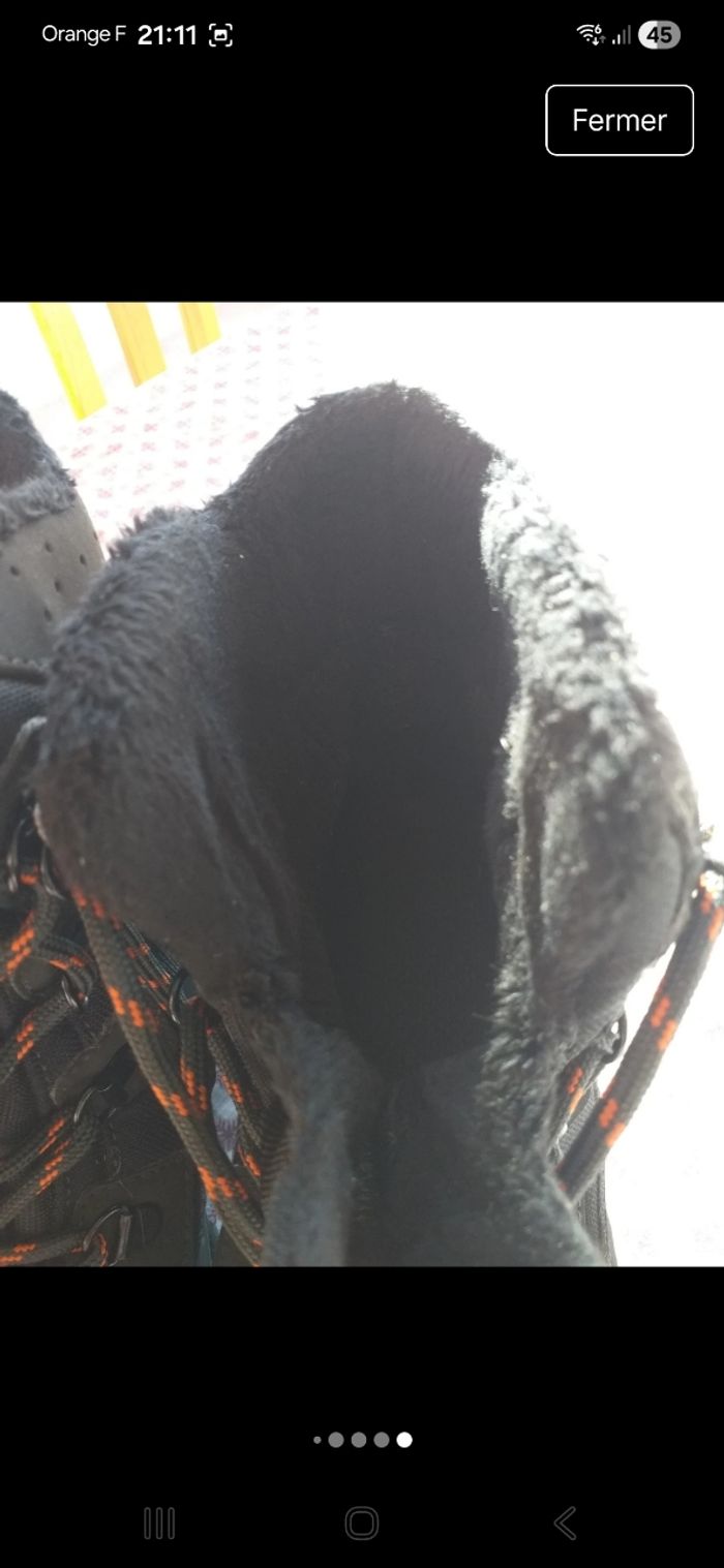 Chaussures 👟 montantes fourrées Quechua 34 - photo numéro 7