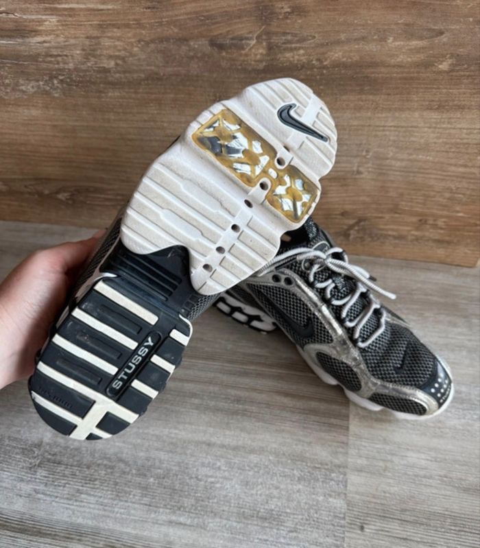 Stussy X Nike Air Zoom Spiridon Cage 2 pure Platinium - photo numéro 7