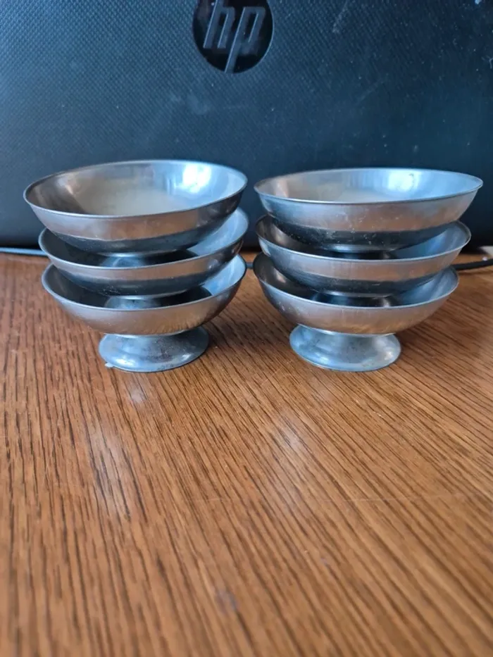 lot de 6 coupes en inox - photo numéro 3