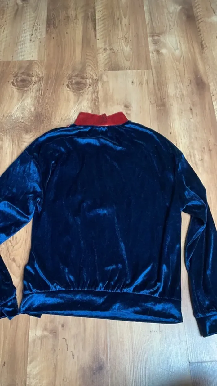 Haut effet velours sport - photo numéro 4