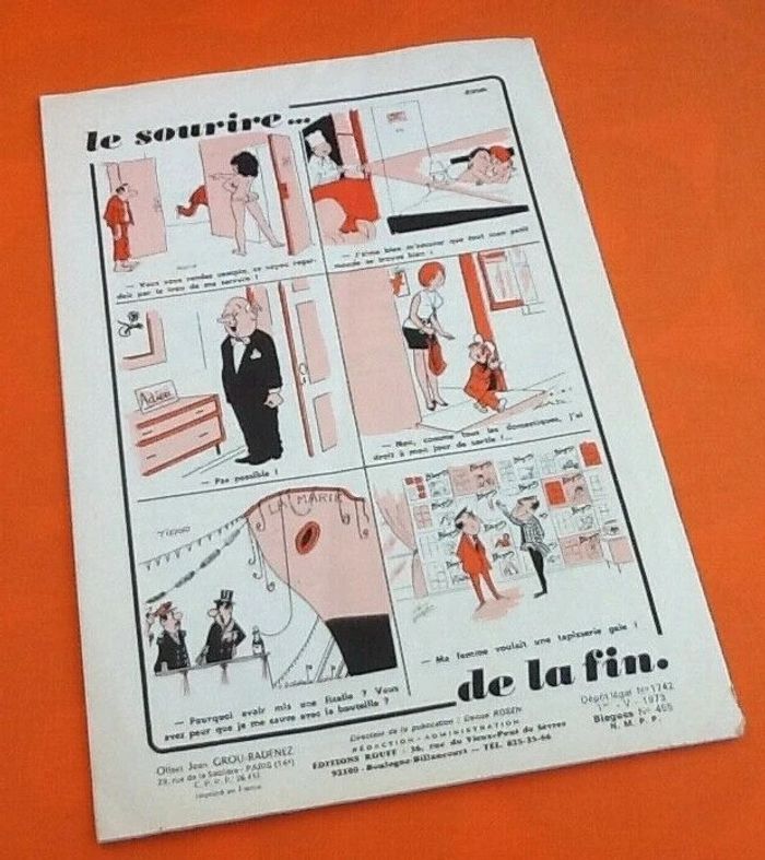 0Blagues (1973) N° 455 Dans ce Numéro : Roger Delorme Editions Rouff - photo numéro 3
