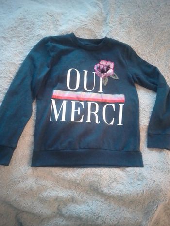 Sweat bleu marine 12 ans