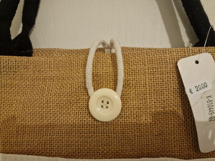 Sac Fourre-Tout / Cabas en Lin "Rock & LOVE" - photo numéro 2