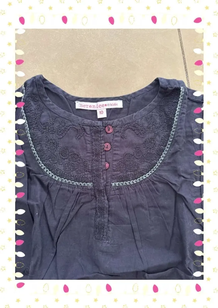 Chemisier manches longues Berenice Kids – Taille 10 ans - photo numéro 4