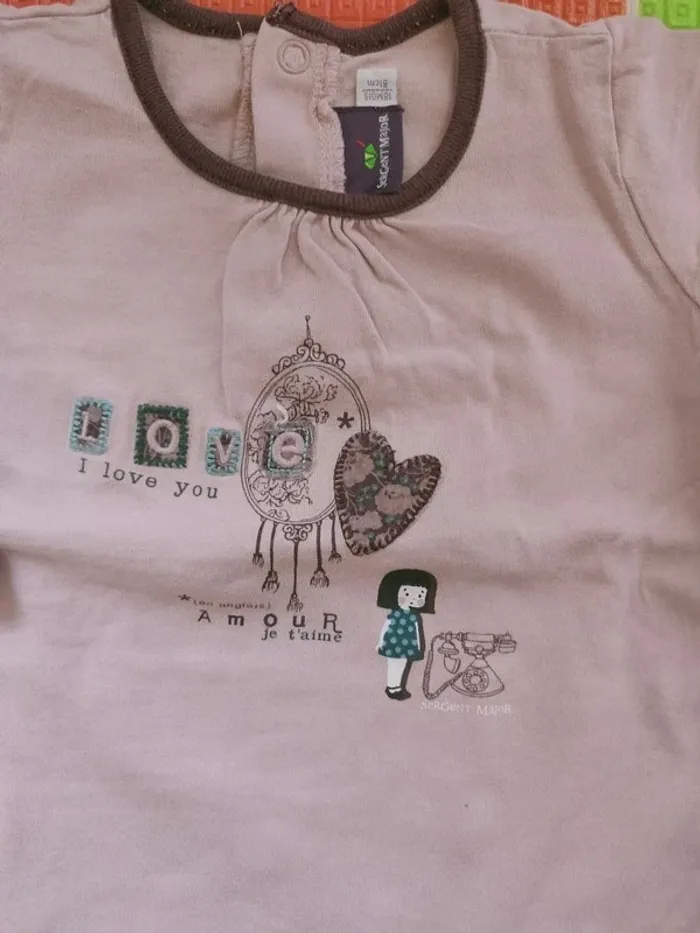 Haut manches longues sergent major 18 mois - photo numéro 2